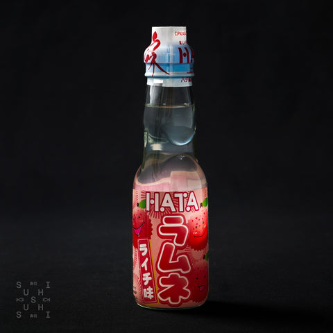Bottle of Hata Lychee Ramune