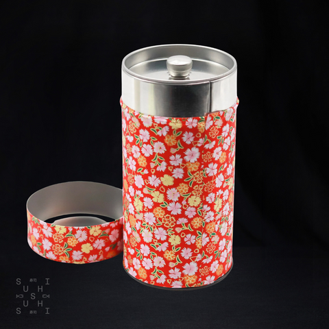 Ishida Tea Tin, Floral