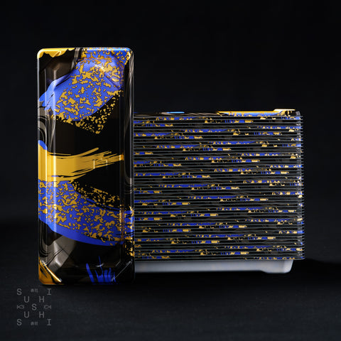 Korin Sushi Container CF-MAKi Stacked with One Facing Viewer
