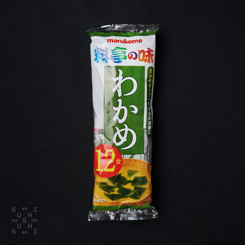 A packet of Marukome, Instant Miso Soup