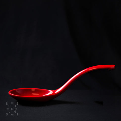 Red Ramen Spoon - SushiSushi