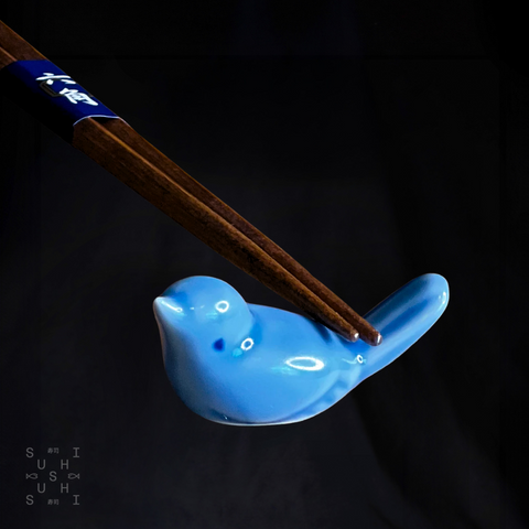 Saikai Blue Bird Chopstick Rest