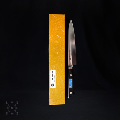 Sakai Takayuki INOX Double Edged Petty knife 150mm - SushiSushi