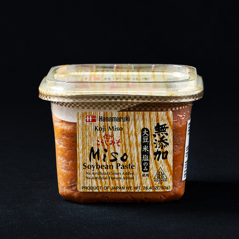 Tub of Koji Miso Soybean Paste