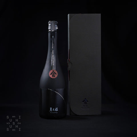 Bottle of Tsuki no Katsura, The Assemblage next to its box
