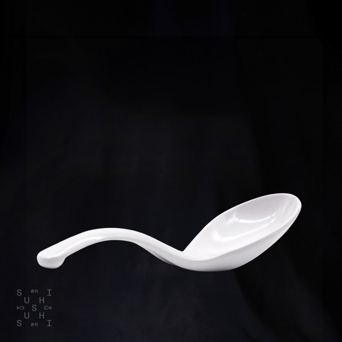 White Ramen Spoon - SushiSushi