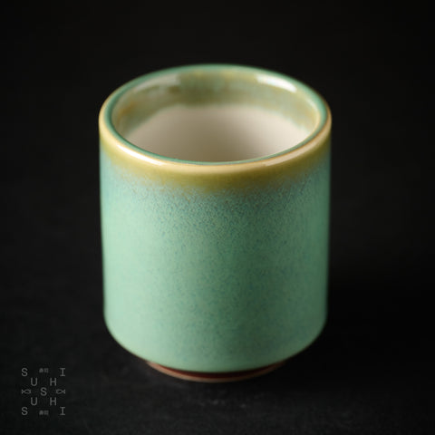 Ceramic Cup, Dipped Green - SushiSushi