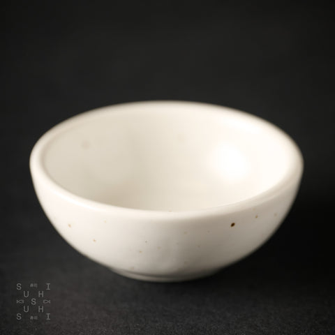 Ceramic Dipping Dish, White - SushiSushi