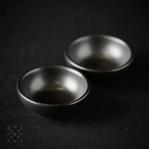 Ceramic Dipping Dish, Grey - SushiSushi