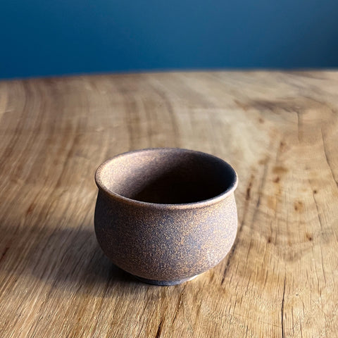 Rustic Brown Sake Cup - SushiSushi