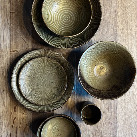 Showa Large Bowl, Brown, 25cm