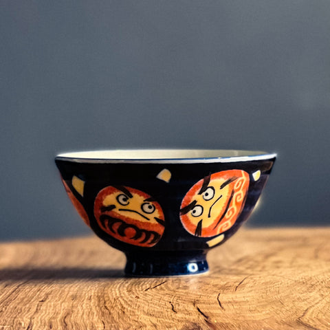 Kanekyu Seito Daruma Rice Bowl 125mm