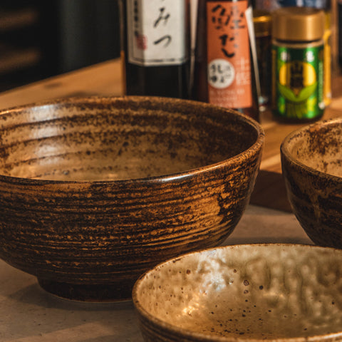 Showa Bowl Brown, 17cm