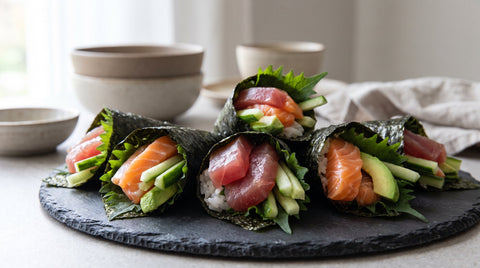 Hosomaki and Japanese party food