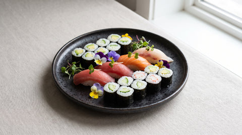 Award-worthy platter of premium nigiri and maki sushi