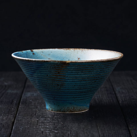 Showa Ramen Bowl, Blue, 20cm