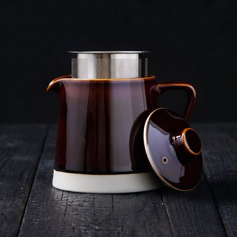 Saikai Teapot, Brown