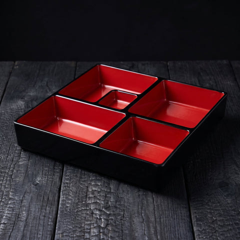 Yasuragi, Traditional Bento Box (5-Section), 270mm