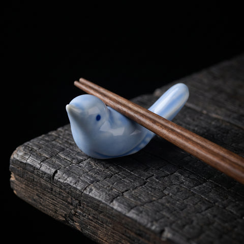 Saikai Blue Bird Chopstick Rest