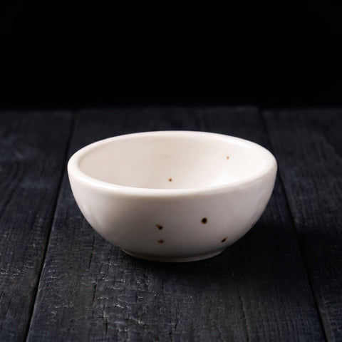 Ceramic Dipping Dish, White