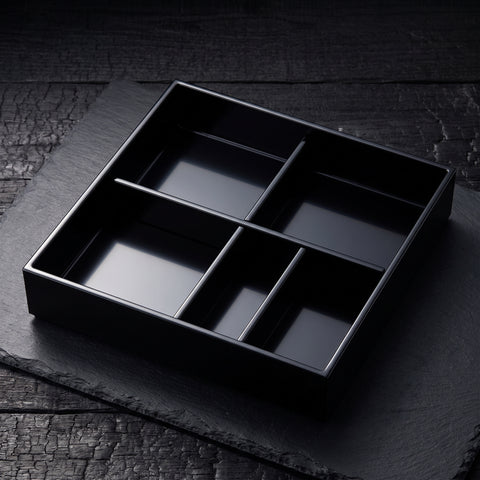 Yasuragi 5-Section Inner Tray for Premium Lacquerware Bento Box, 310x247mm