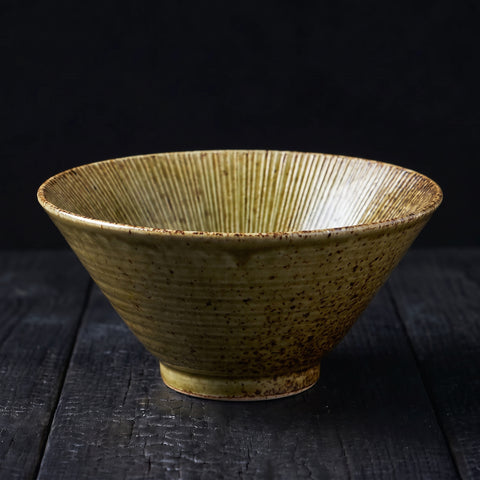 Showa Large Bowl, Brown, 25cm