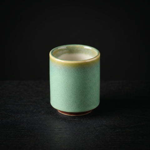 Ceramic Cup, Dipped Green
