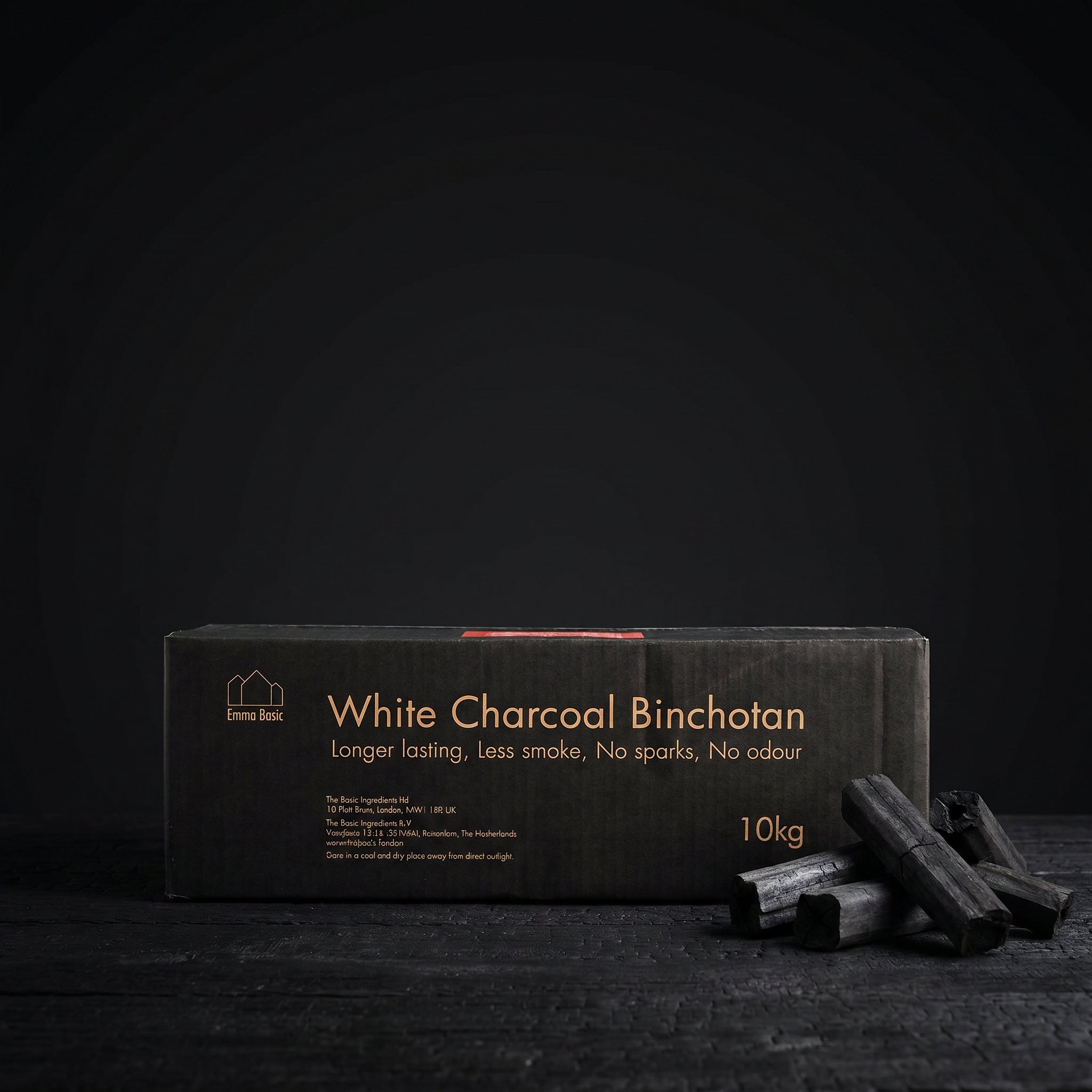 White Binchotan Briquettes 10kg | Konro Charcoal – SushiSushi