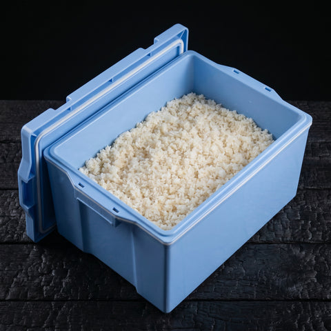 Eslen 20L sushi rice container, lid detail