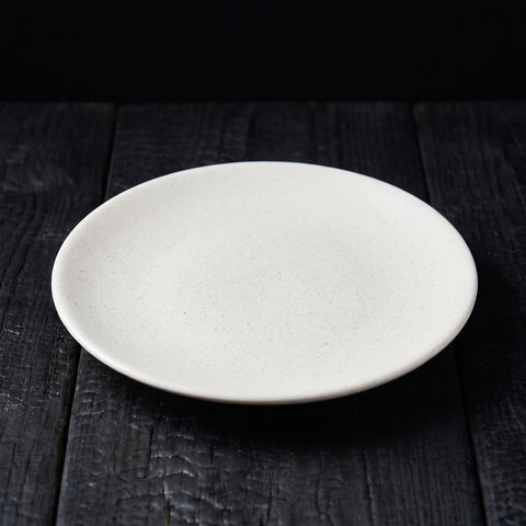 Mino Ware, Nashiji White Plate, 83x26mm