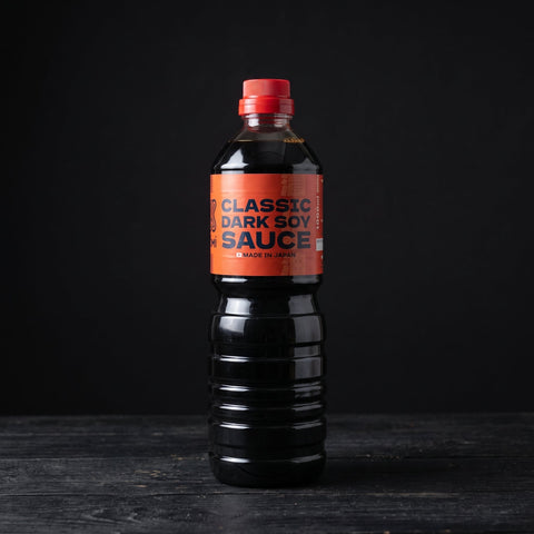 Kōmi Classic Japanese Dark Soy Sauce 1 litre bottle, label front view
