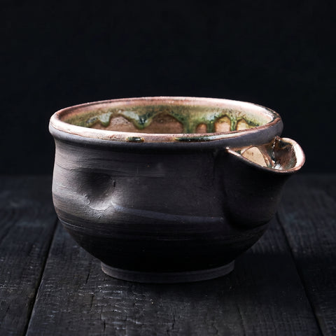 Kousai Handmade Ceramic Shigarakiware Cold Sake Flask 250ml