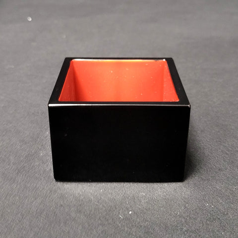 Masu sake cup, straight-on front view